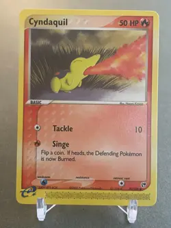 Pokemon Cyndaquil 59/100 ex Sandstorm NM - Image 1