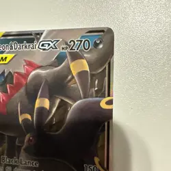 2019 Pokemon Umbreon & Darkrai GX 125/236 Sm-Unified Minds Ultra Rare Holo - Image 4