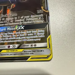 2019 Pokemon Umbreon & Darkrai GX 125/236 Sm-Unified Minds Ultra Rare Holo - Image 5