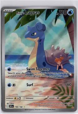 Misty's Lapras 194/182 Pokemon Destined Rivals - Image 1