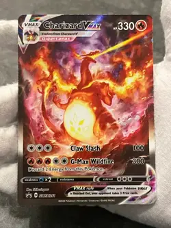 Pokemon TCG Charizard VMAX SWSH261 Sword & Shield Promo Holo Full Art LP - Image 3