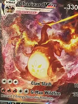 Pokemon TCG Charizard VMAX SWSH261 Sword & Shield Promo Holo Full Art LP - Image 4