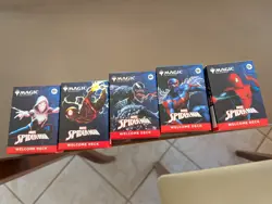 SDCC San Diego Comic-con 2025 Magic The Gathering Spider-Man complete set of 5 - Image 1