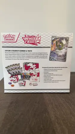 Pokemon TCG Scarlet & Violet White Flare Elite Trainer Box ETB Sealed New - Image 5