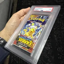 Pokemon Scarlet & Violet Surging Sparks SEALED Booster Pack PSA 9 MINT - Image 4