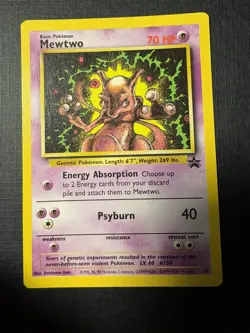 Pokemon TCG Mewtwo #14 Wizards of the Coast Black Star Promo - Image 1