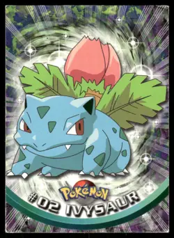 Pokemon Cards Ivysaur #2 Topps Trading Cards Series 1 MP *1 - Image 1