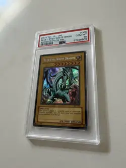 2003 YUGIOH BPT-009 Blue Eyes White Dragon LOW POP 56 HOLO BLEED PSA 10 Yu-Gi-Oh - Image 3