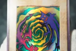 YuGiOh Bandai 1998 Super Rare No 48 Polymerization Japanese MP - Image 3