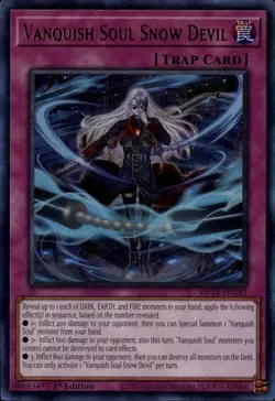 Yu-Gi-Oh! Vanquish Soul Snow Devil Ultra Rare MP24-EN245 - Image 1