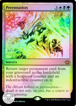 MTG Perennation - FOIL | NM | Tarkir Dragonstorm - Image 1