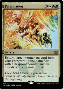 MTG Perennation - FOIL | NM | Tarkir Dragonstorm - Image 2
