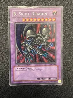 B.Skull Dragon Limited Edition BPT-006 Yu-Gi-Oh! 1996 TCG Heavy Played - Image 1