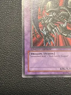 B.Skull Dragon Limited Edition BPT-006 Yu-Gi-Oh! 1996 TCG Heavy Played - Image 5