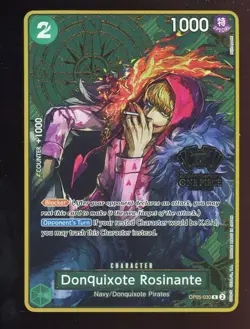 One Piece English OP05-030 Donquixote Rosinante 2nd Anniversary Alternate Art - Image 1
