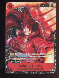 One Piece English ST01-012 Monkey D Luffy 1st Anniversary Super Rare - Image 1