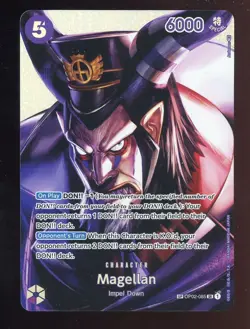 One Piece English OP02-085 Magellan SP Special Alternate Art Super Rare - Image 1