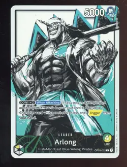One Piece English OP03-022 Arlong Alternate Art Leader - Image 1