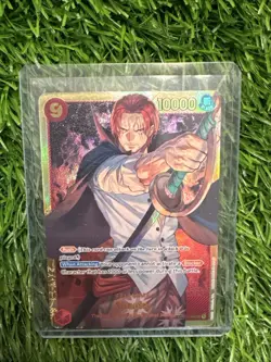 One Piece CCG Shanks OP01-120 Secret Rare Foil Premium Booster The Best Alt Art - Image 1