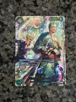 Roronoa Zoro - PRB02-006 SP OP14-EB-04 The Azure Sea's Seven Foil NM BUBBLE ZORO - Image 1