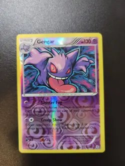 Pokemon TCG XY Generations Gengar Reverse Holo Rare Card 35/83 NM Condition - Image 1