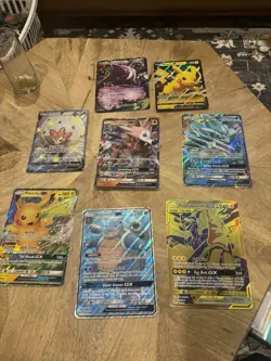 Pokemon Jumbo Card Lot GX EX Oversized Pikachu Blastoise Promo Cards NM - Image 1