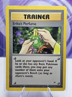 Pokemon TCG Erika’s Perfume Trainer Card Gym Heroes 110/132 Uncommon 2000 MP - Image 1