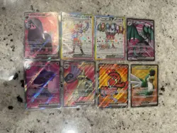 Lot of 8 Random Pokemon TCG Ultra Rare Full Art EX Cards Near Mint Condition - Image 1