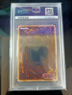 Yu-Gi-Oh Card Blue Eyes White Dragon LOB-001 Ultra Rare Unlimited Graded PSA 9 - Image 4