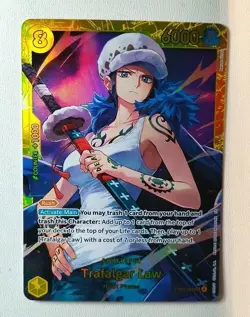 One Piece Trafalgar Law EB03-100 Full Art Foil 6000 Power Heroines Edition Card - Image 1