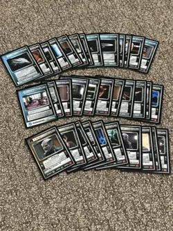 Star Trek CCG The Dominion Complete Set with 3 of 4 White Border Promo Cards - Image 1