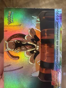 Pokemon Card TCG Topps Holo Rainbow Foil Mewtwo Strikes Back Nintendo Vintage - Image 5