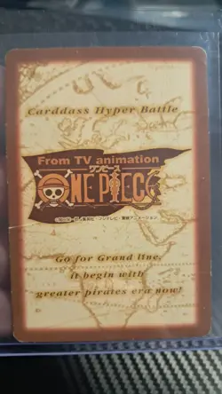 BANDAI One Piece Hyper Battle LUFFY PIRATES S101 HOLO FOIL SCARCE VINTAGE CARD - Image 2