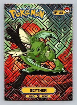 Pokemon Card - Scyther 123 - Card Tops - Pokedex Database 2024 - Image 1