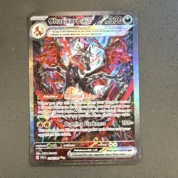 Pokemon Charizard EX Full Art Holo 330 HP SV: Paldean Fates 234/091 Card - Image 2