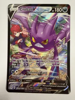 Crobat V - TG20/TG30 - Ultra Rare - Lost Origin - Pokemon Card - NM/M - Image 1