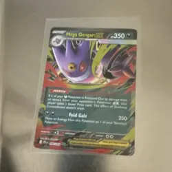 Pokemon Mega Gengar EX 350 HP Ghost Card 115/114 English Full Art - Image 1