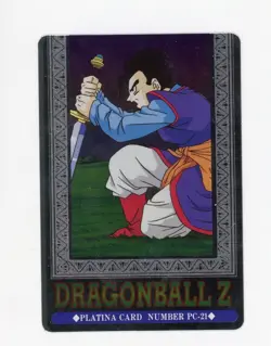 Dragon Ball Z - PC 21 Japanese Platina Foil Card 1995 - Image 1