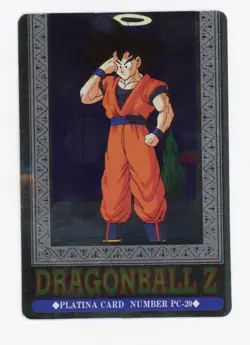 Dragon Ball Z - PC 20 Japanese Platina Foil Card 1995 - Image 1