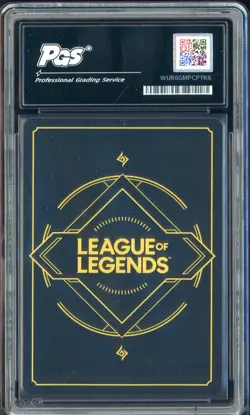 2026 League of Legends TCG Card Game Chinese Riftbound Irelia 195a/221 PGS 10 - Image 2