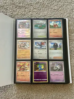 Pokemon TCG Mixed Card Lot Binder – Eevee Cover, Flutter Mane, Fuecoco - Image 2