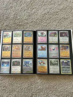 Pokemon TCG Mixed Card Lot Binder – Eevee Cover, Flutter Mane, Fuecoco - Image 5