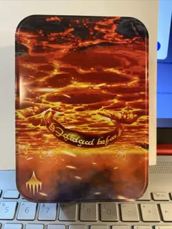 Magic The Gathering Lord Of The Rings EMPTY Tin LOTR MTG Storage Tin - Image 1