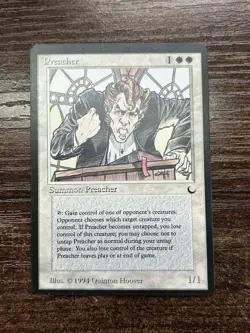 Preacher The Dark MTG LP Reserved List Raw - Image 1