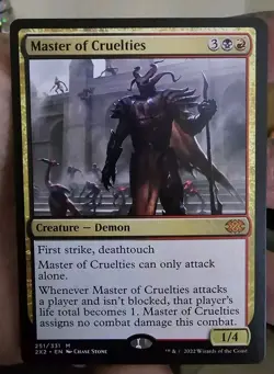 2x Master of Cruelties #251 - 2X2 Double Masters 2022 - MTG - Mint - Image 1