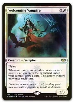 Welcoming Vampire #46 (Foil) (LP) Media Promos MEDIA Magic MTG - Image 1