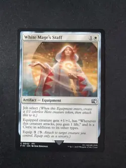 MTG - White Mage's Staff - Free P+P - Image 1