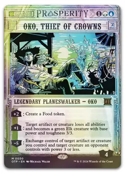 Oko, Thief of Crowns #50 (Foil) (NM) Thunder Junction OTP Magic MTG - Image 1