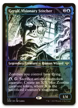 Geralf, Visionary Stitcher (Showcase) #319 (Foil) (NM) Crimson Vow VOW Magic MTG - Image 1