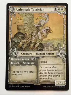 MTG Throne of Eldraine Ardenvale Tactician Showcase 273 NM - Image 1